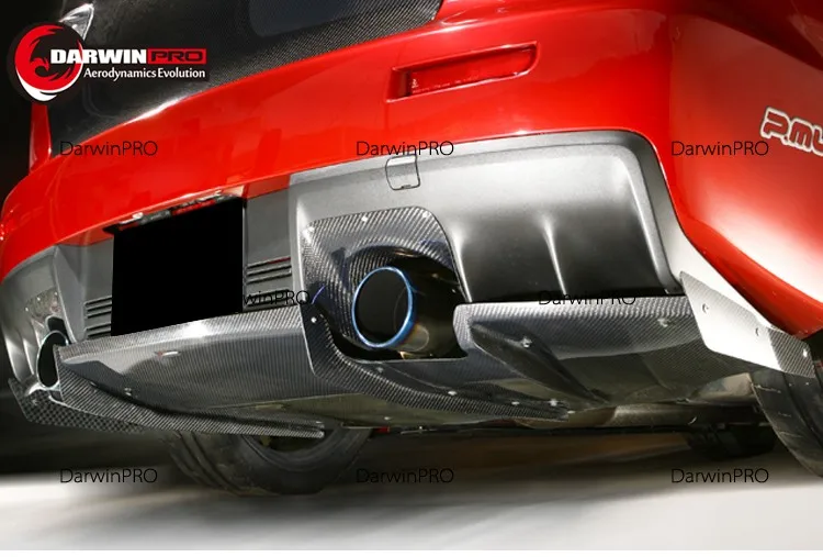 2008-2015 Lancer Evolution EVO10 VA style Carbon Fiber Rear diffuser ...