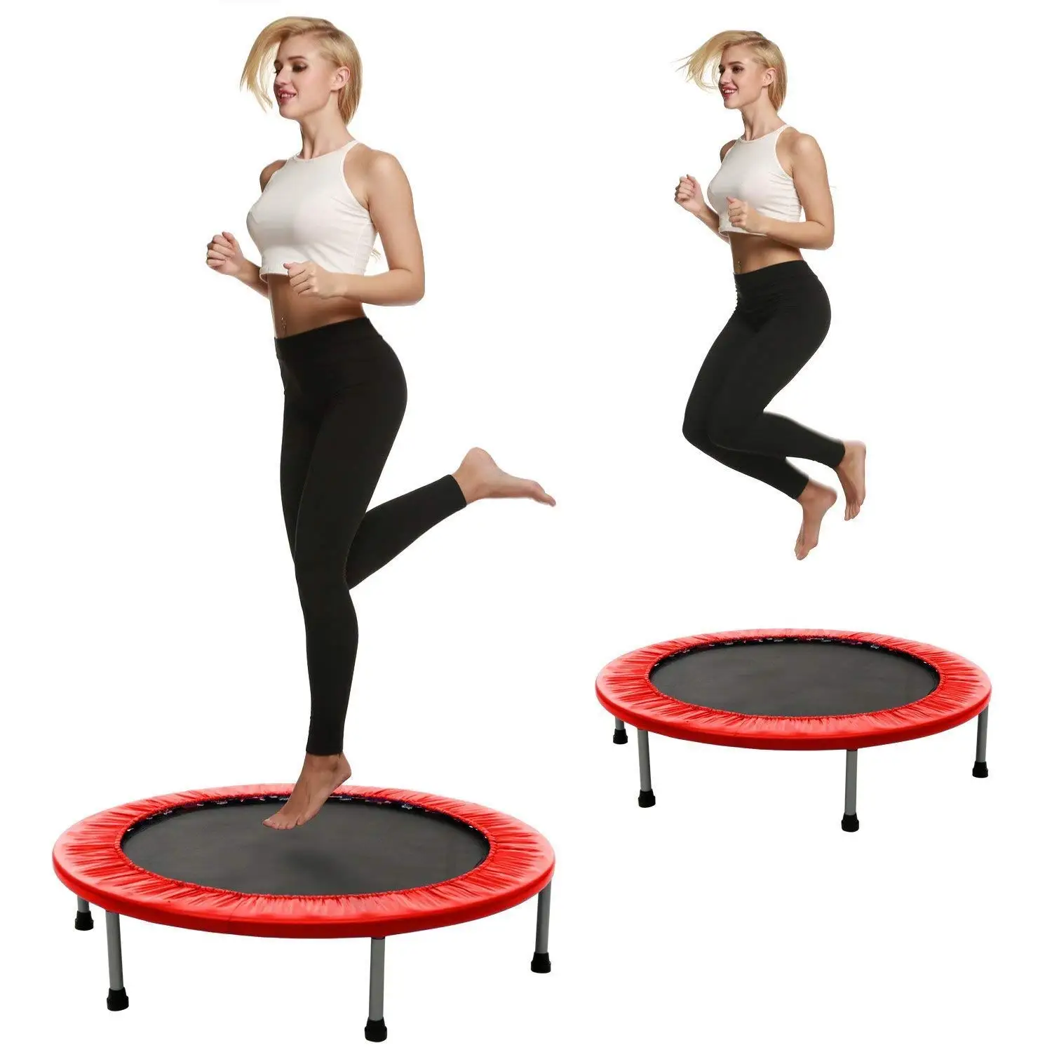 Buy Mandii Foldable Trampoline Rebounders For Adults Mini Trampolines