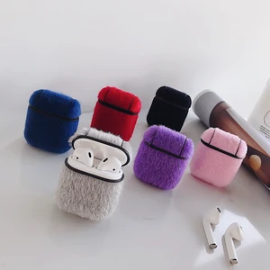 Faux Fur AirPods Case Buckle