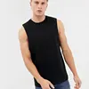 New Design Plain Muscle Fit T Shirt Men Sleeveless T Shirt