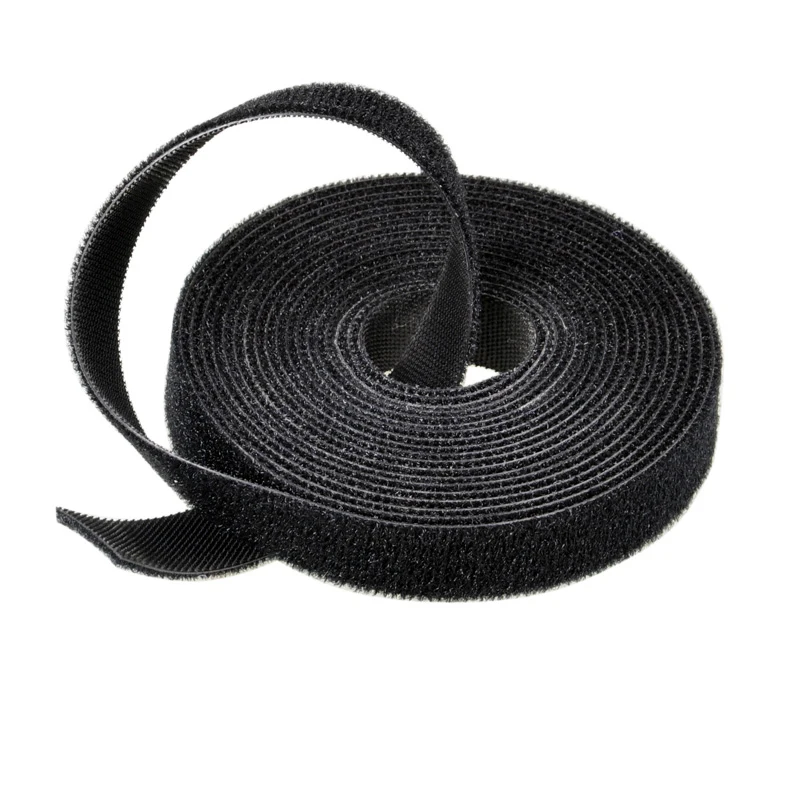 Organizador de cables de nylon reutilizable Lazos Correa Ajustable 15cm Cable de Bucle Gancho ordenado