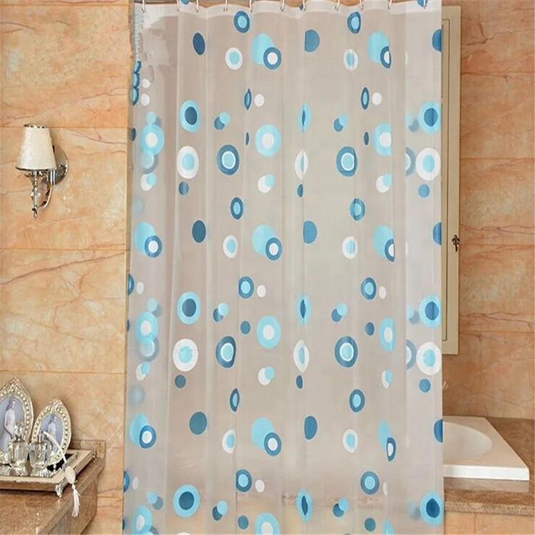 
PEVA PVC EVA customized shower curtains 