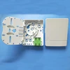 Good Quality Indoor Wall Mounted Mini 2 Port Socket Desktop Box Fiber Optical Termination Terminal Patch Panel Box