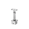 Wholesale SS SUS304 316L handrail Banisters fittings Top Mounted Flat saddle Adjustable bracket for square pipes