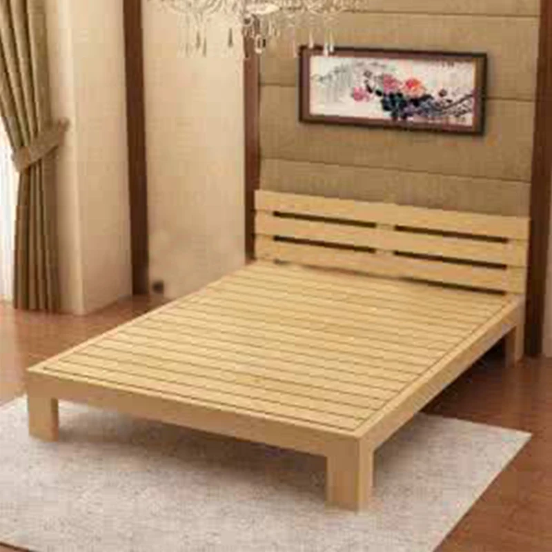 wooden bed cot