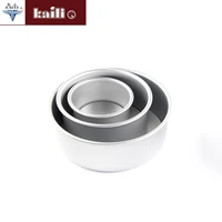 

Round Shape False Bottom Aluminum Cake Mould Set cake pan round