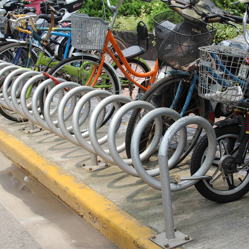 metal pipe bike rack