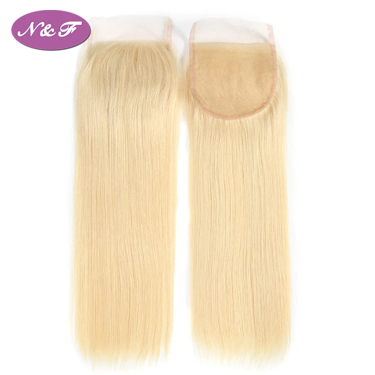 

YF 613 Blonde Straight 5x5 Closure Free Part Brazilian Human Hair Lace Closure Swiss Lace 8''-20'' Remy Hair