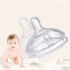 High quality odor-free big wide neck baby feeding bottle nipples