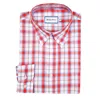 Classical Plaid Button Down Collar Left Chest Casual Shirts With Custom Logo