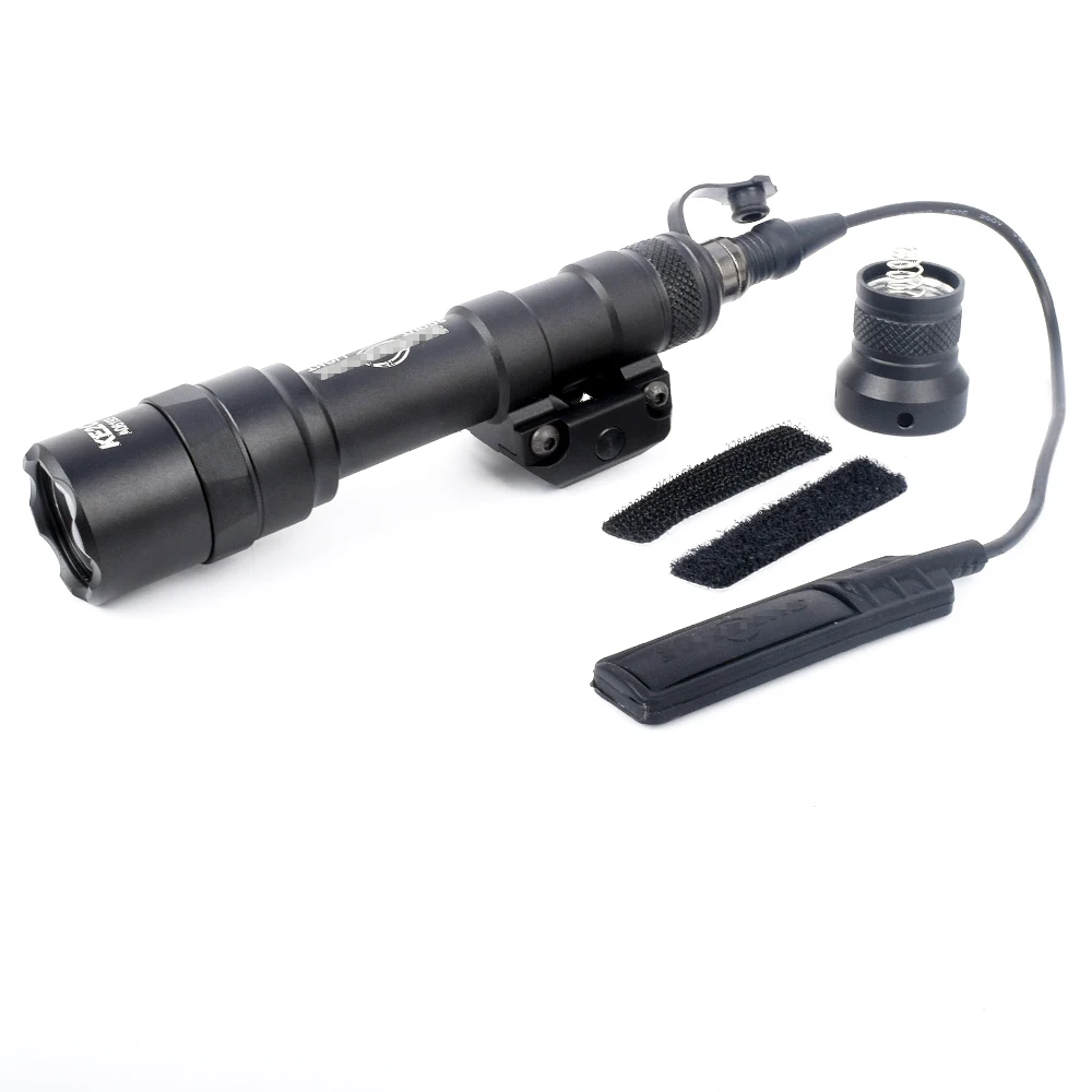 

SPINA OPTICS M600B scount led light weapon flashlight for 20mm Picatinny rail, Black/tan