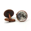 Hot selling Moonlight time gem cuff links fashion custom cuff links
