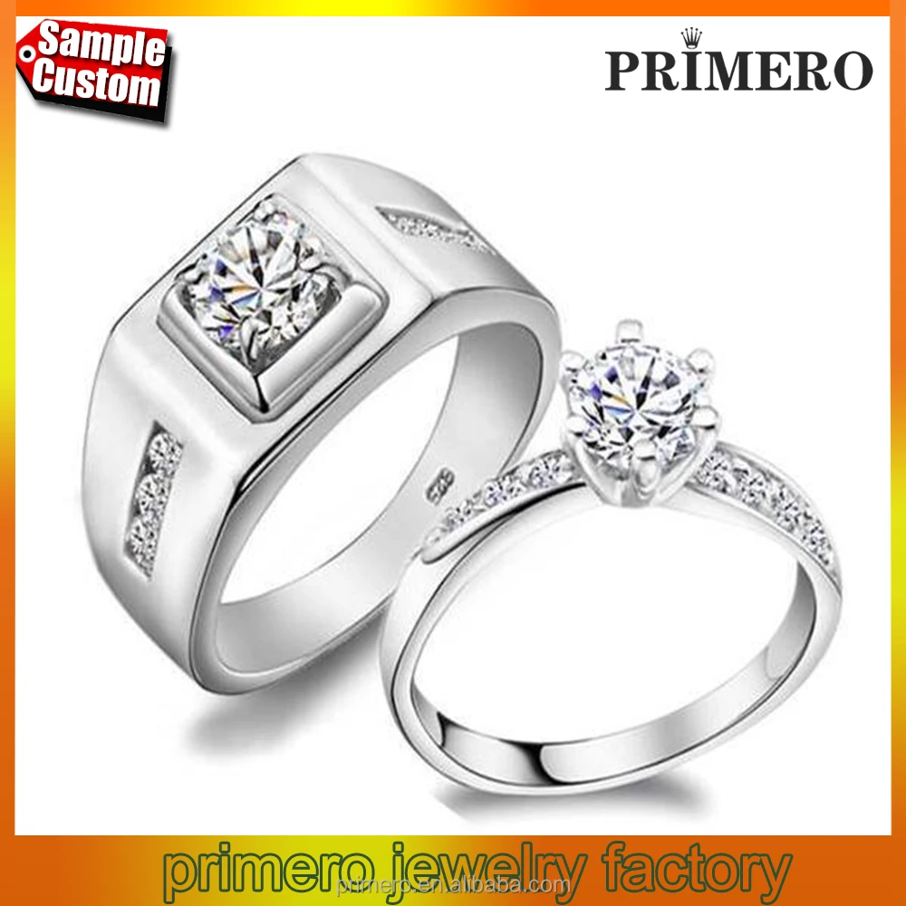 Build Comfort Fit Wedding Bands For Him And Her With Diamond Gemstone