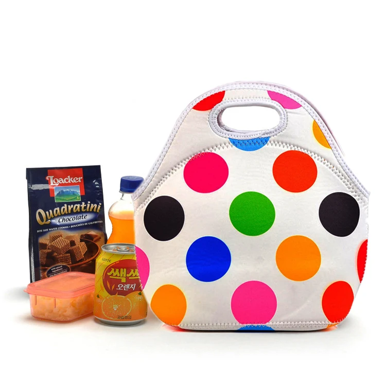 

Wholesale hot sale perforated neoprene tote bag women lunch bags