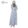 High quality new design muslimah long dress abaya dubai maxi plus size jubah