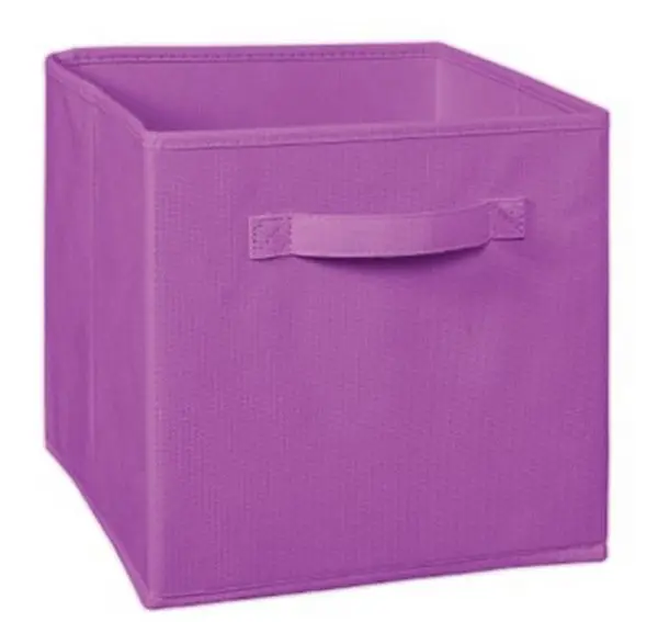 Home and garden huge doll storage bin colorful polyester stacking storage container with handle