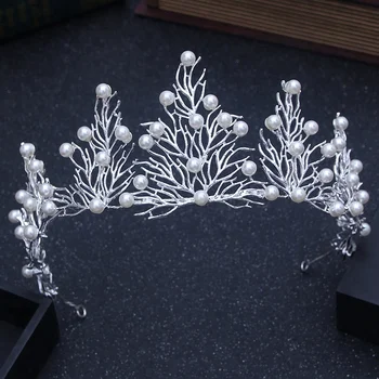 Wholesale Wedding Hair Accessories Bride S Tiara Diadem For Hair