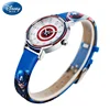 Marvel Comics Associated Brand Captain America 3D Hologram Dial Japan Movement Young Boys Watches in Stock