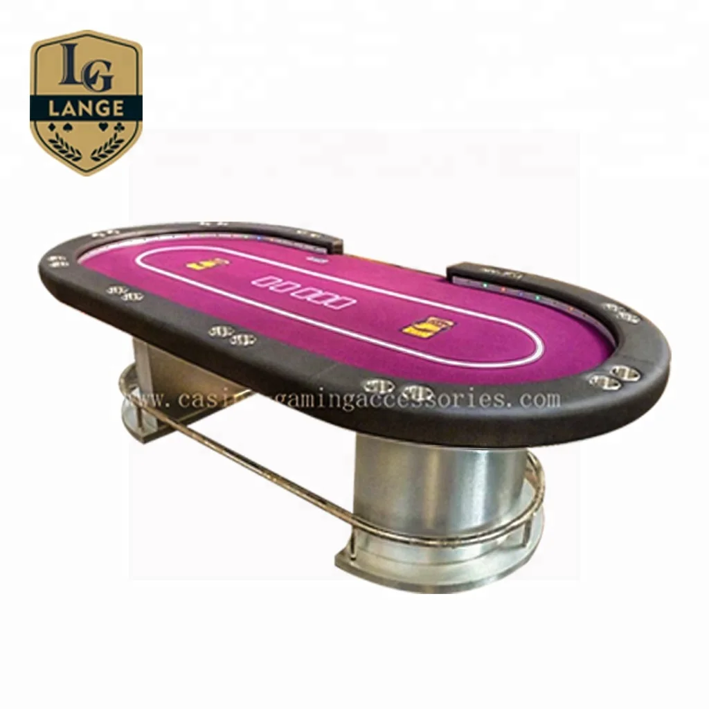 
Deluxe Blackjack Games Table De Poker Casino Gaming Table with Layout 