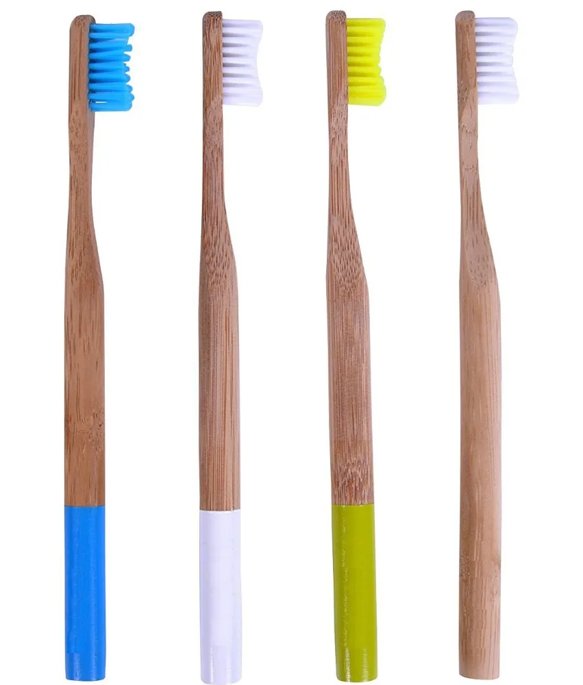 

Eco Friendly natural Bamboo Toothbrush custom logo, Nature color