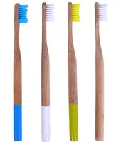 

Eco Friendly natural Bamboo Toothbrush custom logo