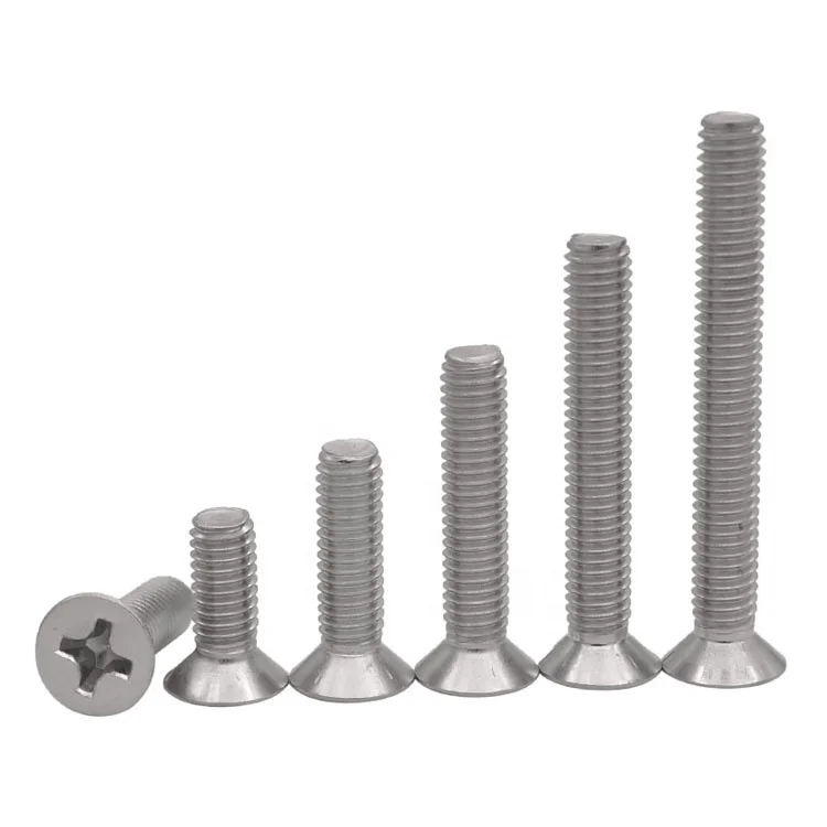 
Stainless Steel Cross Recessed Countersunk Head Screw DIN965 