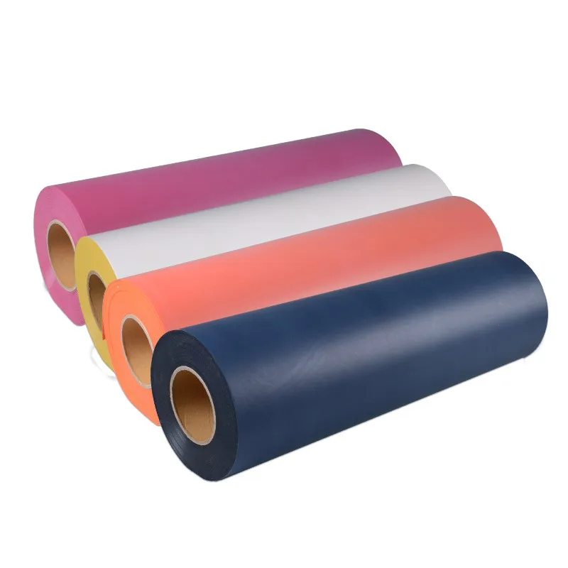 Wholesale Flocking Heat Transfer Vinyl Film Roll For Custom Graphic T