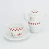Big discount unique stackable ceramic tea for one person / teapot and cup in one