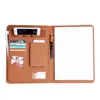 PU Leather Design File Folder Tablet Computer Holder A4 Size Folder with Phone Case