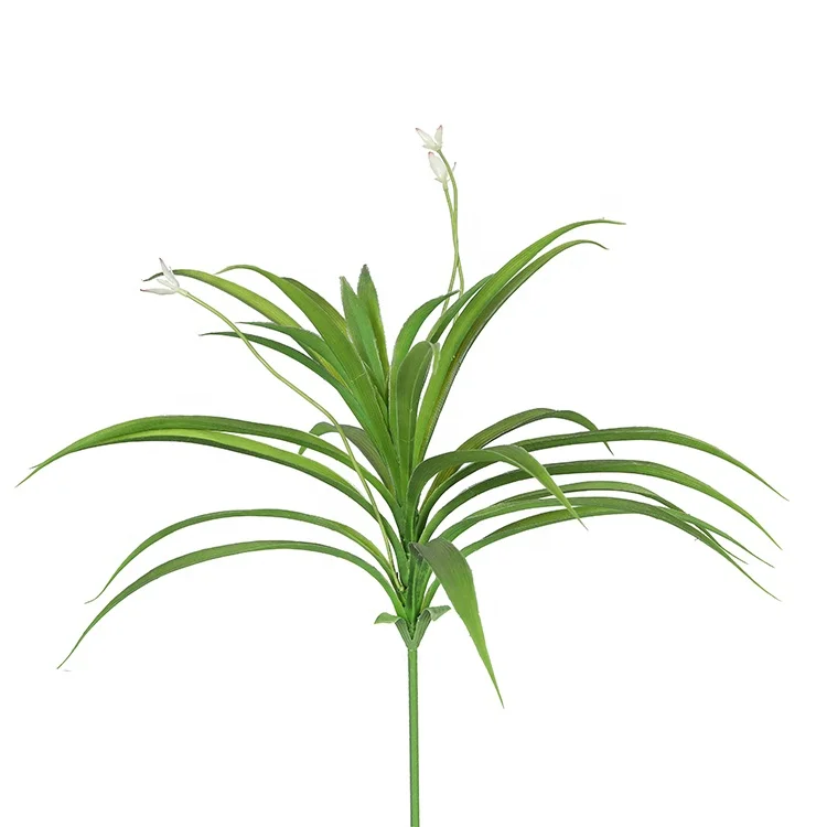 

XQ-5249 Factory supply faux artificial plant bush orchid leaves foliage