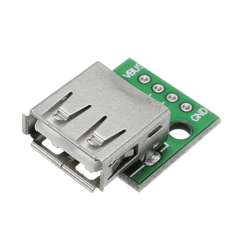 50Pcs USB 2.0 Female 4 Pin Type A DIP PCB Socket Connector 15.0 