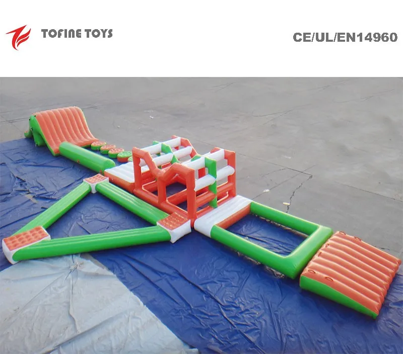 inflatable water obstacle course