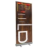 85x200 Custom Design China Retractable Fabric Advertising Pull Up Banner Bases For Trade Show Promotion