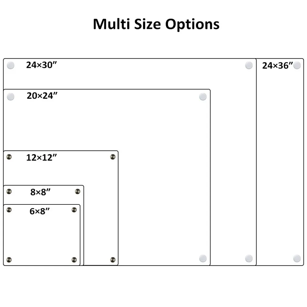 Cool Frames Clear Floating Double Panel Acrylic Picture Frame 11x17inc