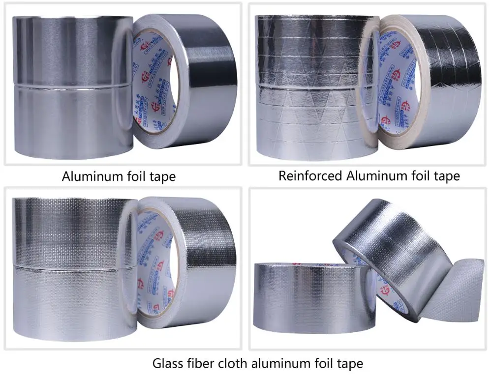 High Quality Aluminium Foil Butyl Silver Tape Used For Household