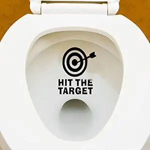 Funnytoday365 Hollow Waterproof Wall Stickers For Toilet Mural Art Decal Wallpaper Decor On The Toilet Wc 3D Wall Stickers Vinyl Stickers