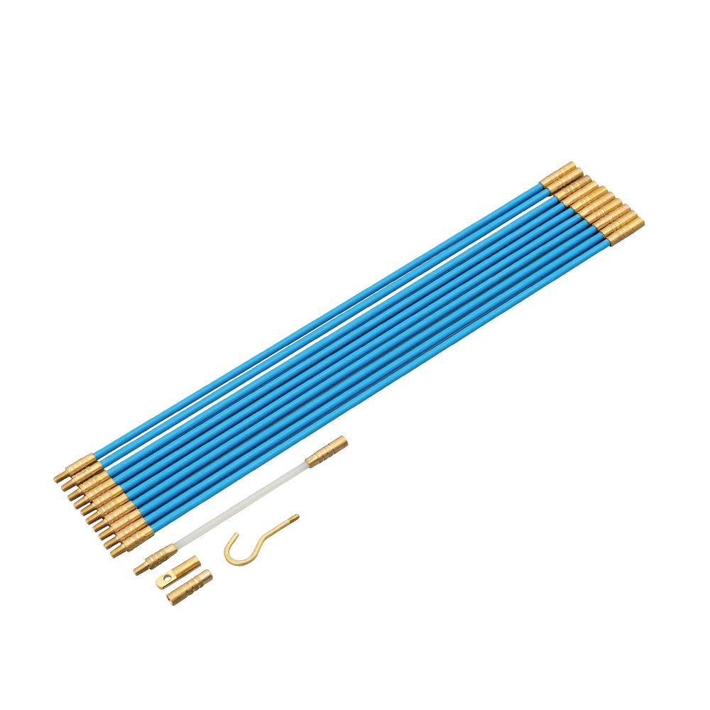 
11 foot fiberglass cable rod set 