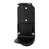 Single Black Stainless Steel Wine Bottle Holder Soap Dispenser Bottle Pump Wall Bracket