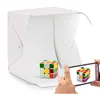 Logo printed 20/30/40 cm size portable photo studio light box/tent foldable led light box studio with backdrops