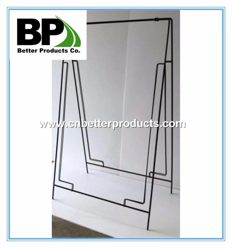 Versatile metal bulletin sign stand for advertising and warning purposes economy outdoor sign stand floor standing sign holder