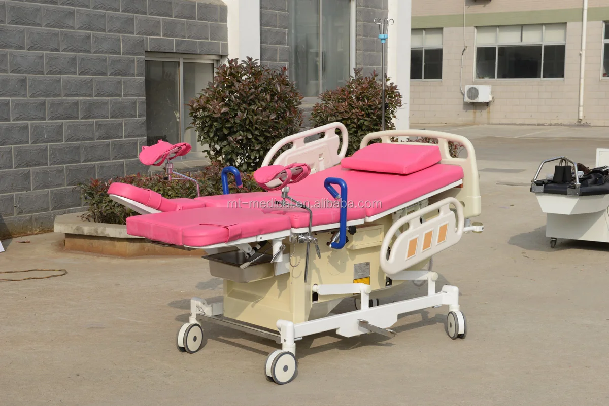 High quality and popular electric gynecologic delivery operating table