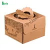 Recycle Folding Empty Custom Printed Carton Party Food Cake Bread Paper Packaging Box With Logo