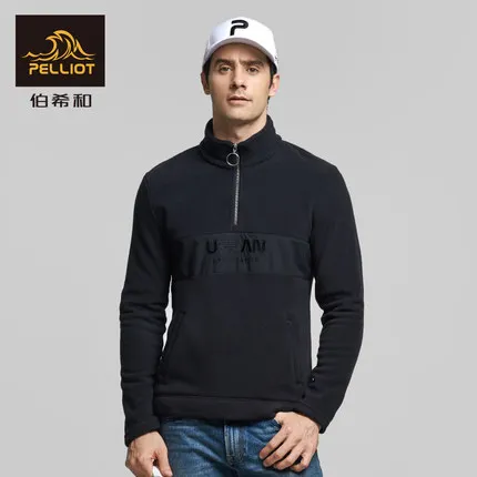 
pelliot Custom Fleece Jacket Sportswear Men Warm Plush Polar Fleece Coat 