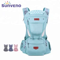 

New Upgraded SUNVENO Baby Carrier Front Facing Sling Kangaroo Backpack Pouch Wrap Baby Hipseat baby carrier