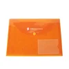 Super Hot Orange Clear Pocket File Folder