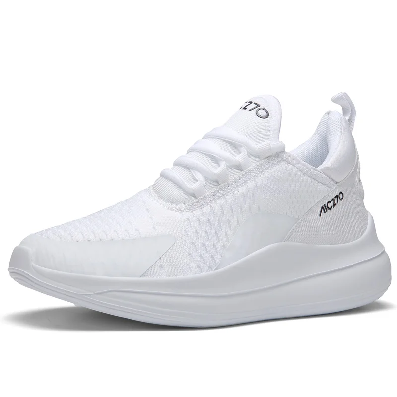

2019 Latest Design Air Breathable Lycra Mesh MD Max Sole 270 Style Men Big Size Fashion Sports Sneakers Shoes, White;black;khaki;white+black