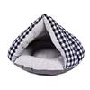 Super Warm Cat Cave Bed Dog House Puppy Kennel Shelter for Kitty Rabbit and Nest for Kitten Small Animals Edge With Soft Hair