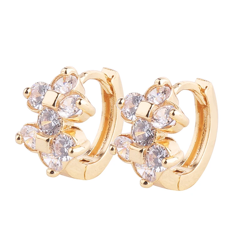 Cheap Saudi Gold Jewelry Zircon Stone 14k Indian Earring Buy Indian