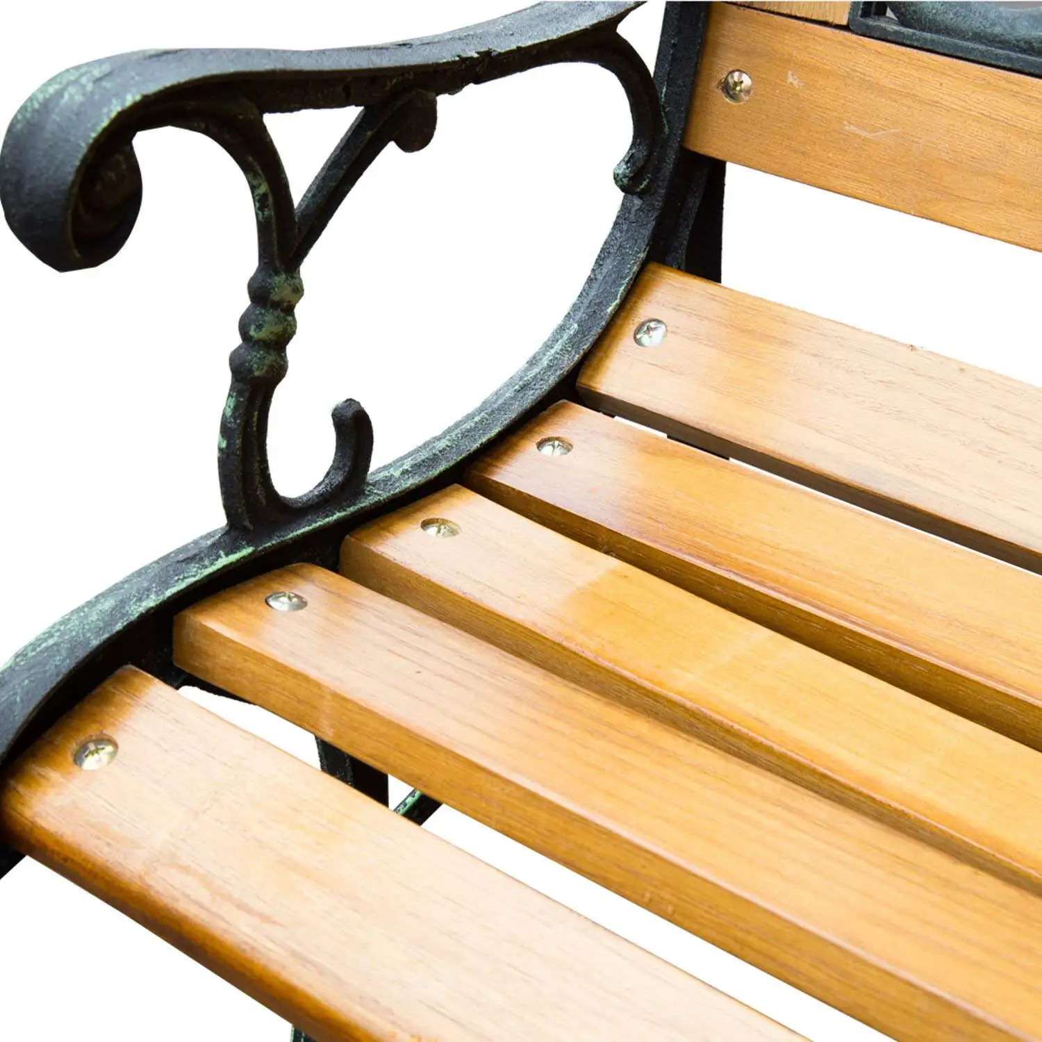 Patio Park Garden Bench Porch Path Chair Outdoor Deck Cast Iron