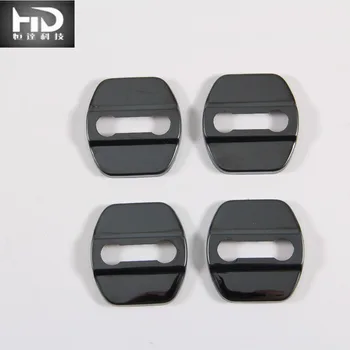 Auto Outer Accessories Stainless Side Door Lock Cover 4pcs For